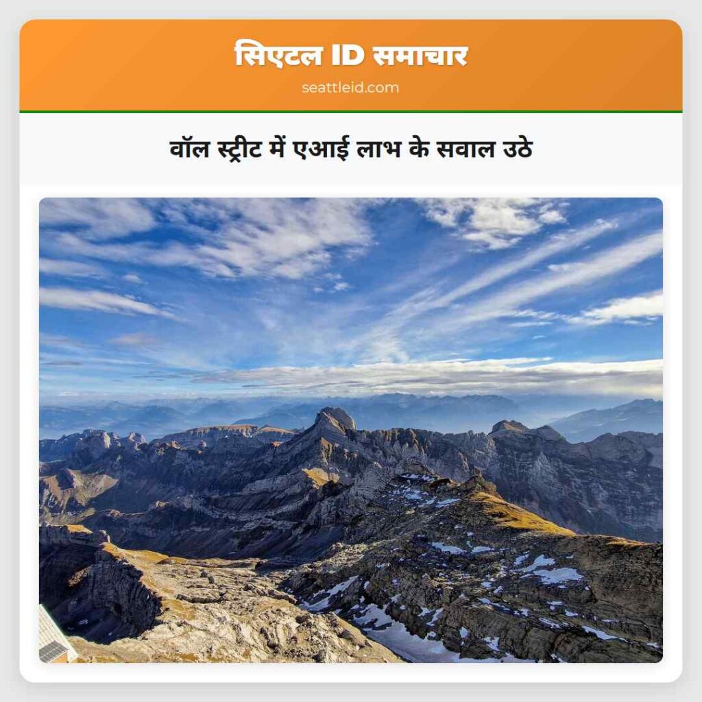 वॉल स्ट्रीट में एआई लाभ के सवाल उठे