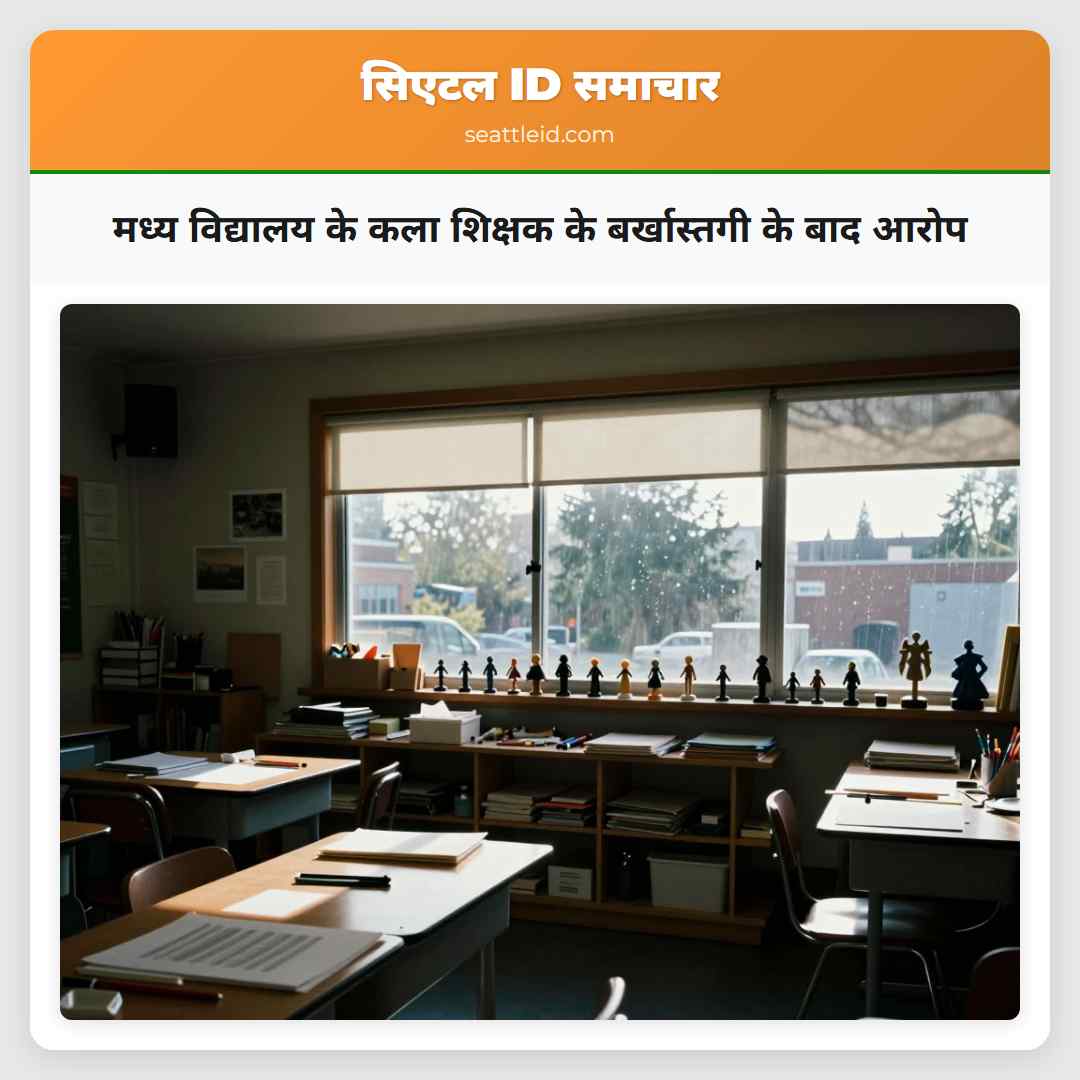 मध्य विद्यालय के कला शिक्षक के बर्खास्तगी के बाद