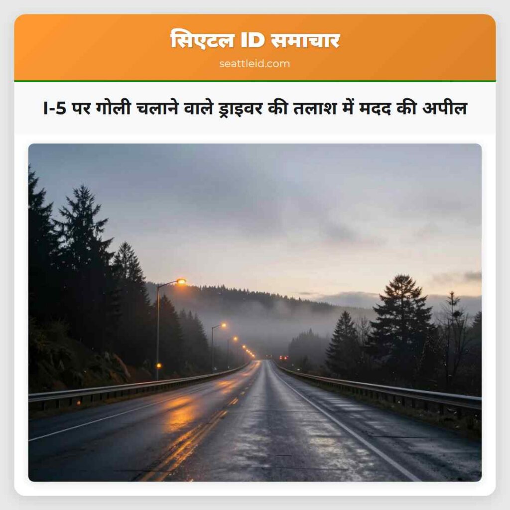 I-5 पर गोली चलाने वाले ड्राइवर की तलाश में मदद की