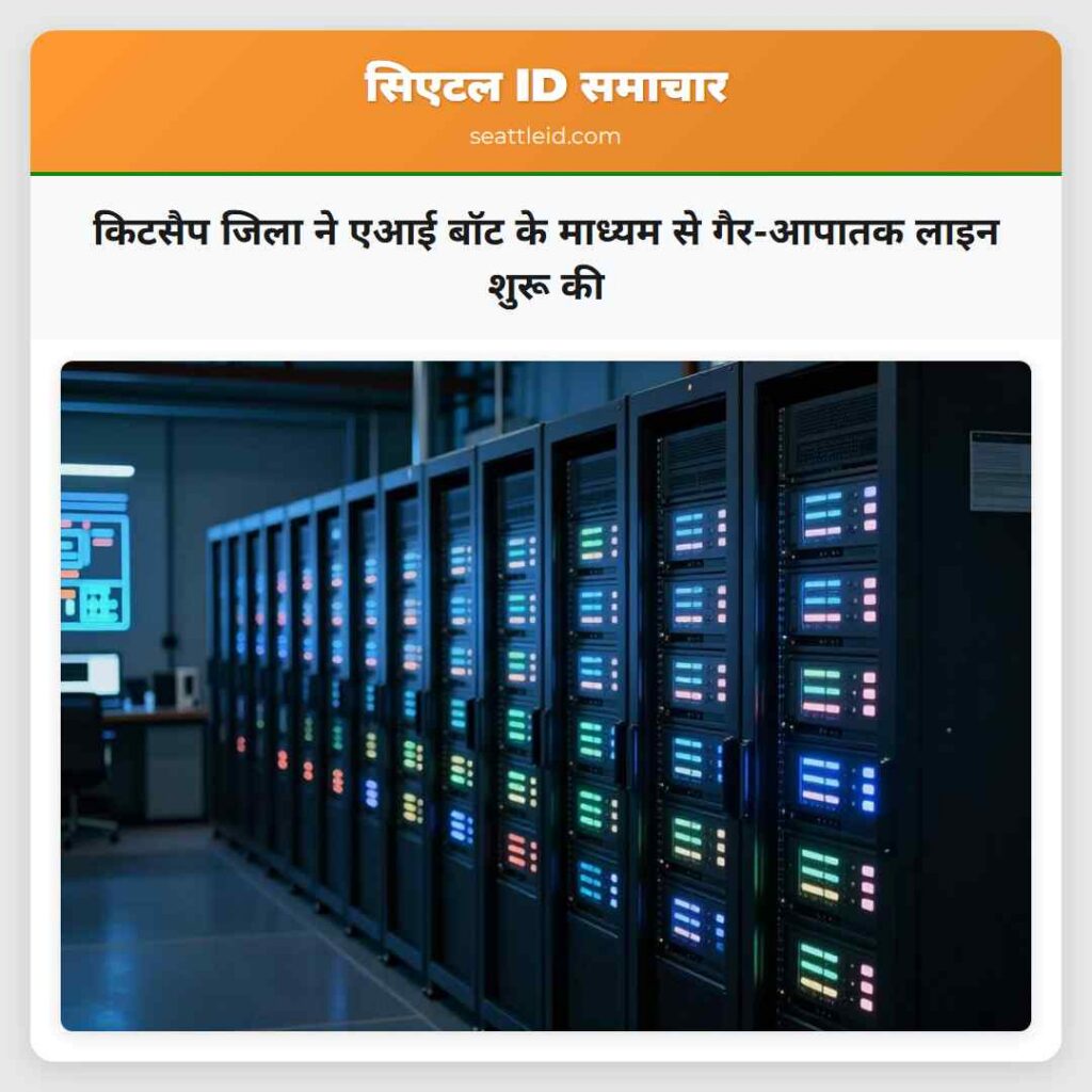 किटसैप जिला ने एआई बॉट के माध्यम से गैर-आपातक