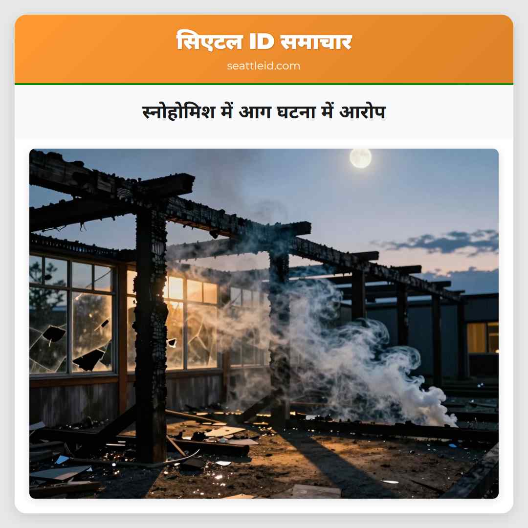 स्नोहोमिश में आग घटना में आरोप