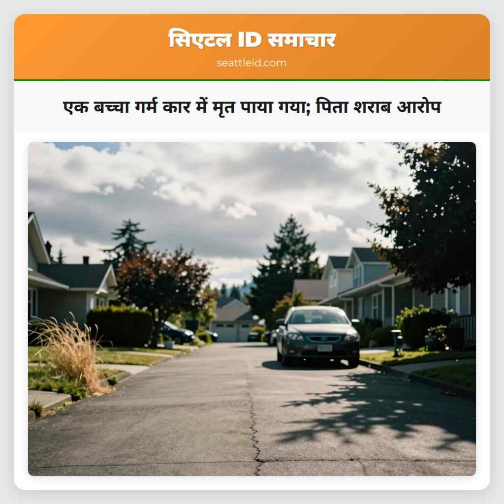 एक बच्चा गर्म कार में मृत पाया गया; पिता शराब आरोप