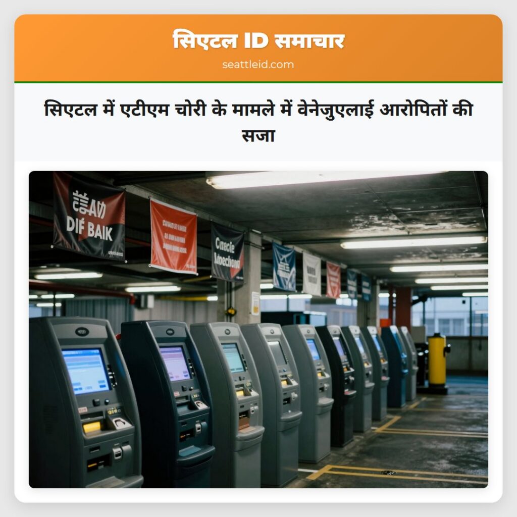 सिएटल में एटीएम चोरी के मामले में वेनेजुएलाई