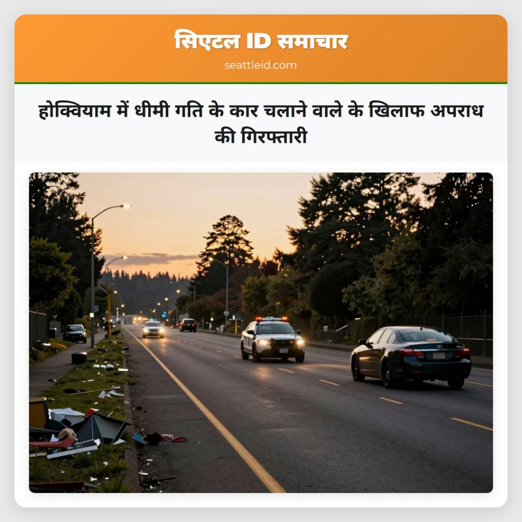 होक्वियाम में धीमी गति के कार चलाने वाले के खिलाफ