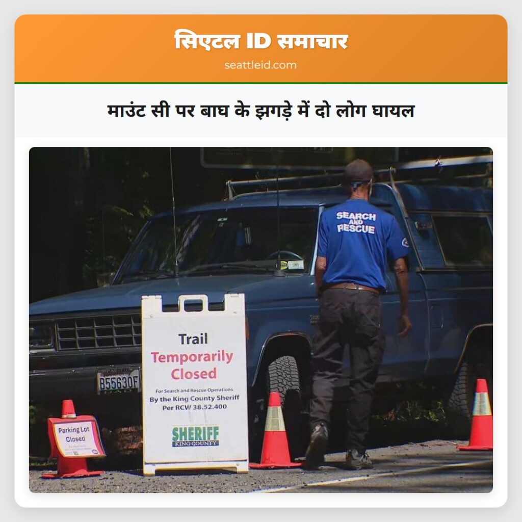 माउंट सी पर बाघ के झगड़े में दो लोग घायल