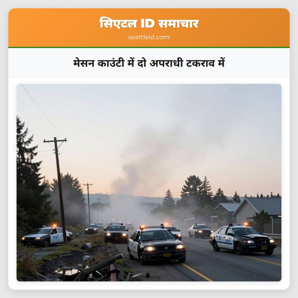 मेसन काउंटी में दो अपराधी टकराव में