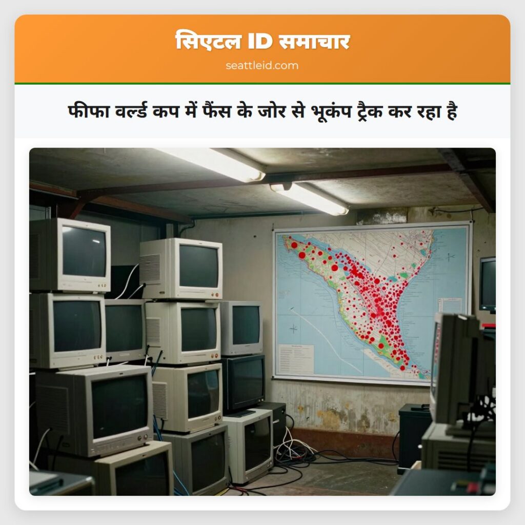 फीफा वर्ल्ड कप में फैंस के जोर से भूकंप ट्रैक कर