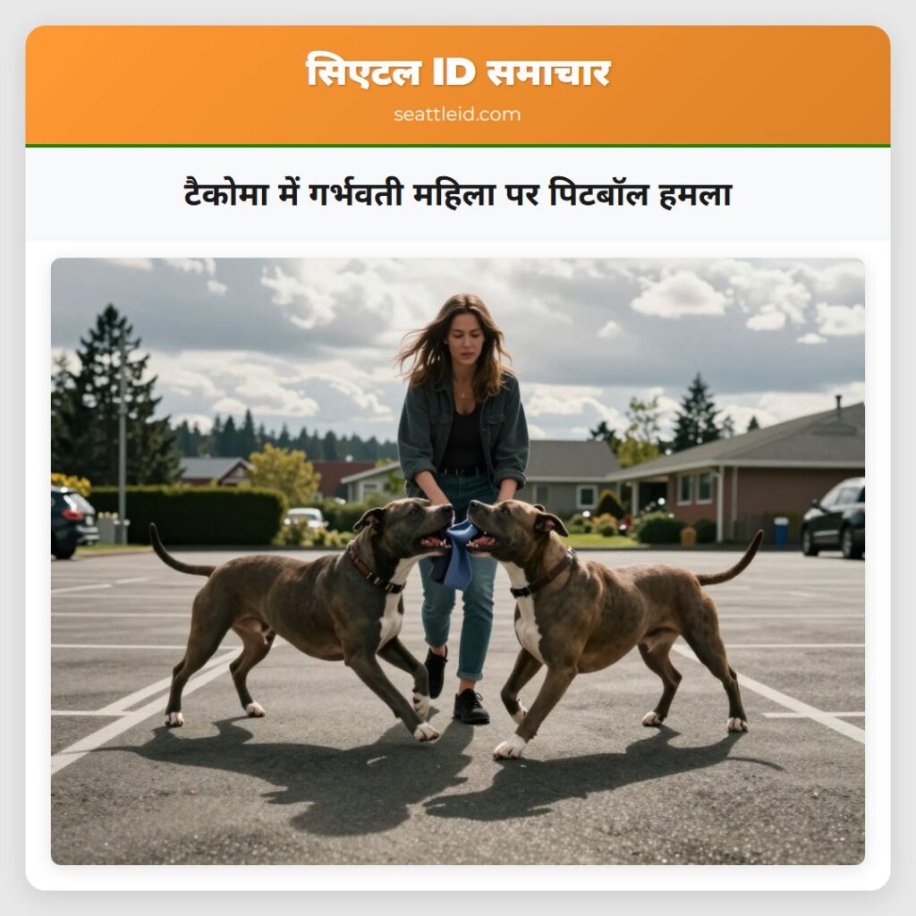 टैकोमा में गर्भवती महिला पर पिटबॉल हमला
