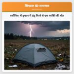 वर्जीनिया में तूफान में तंतू गिरने से एक व्यक्ति की मौत