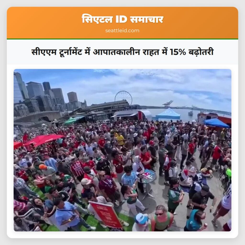 सीएएम टूर्नामेंट में आपातकालीन राहत में 15%