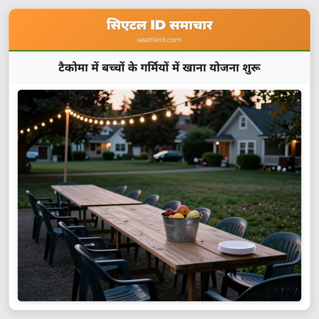 टैकोमा में बच्चों के गर्मियों में खाना योजना शुरू
