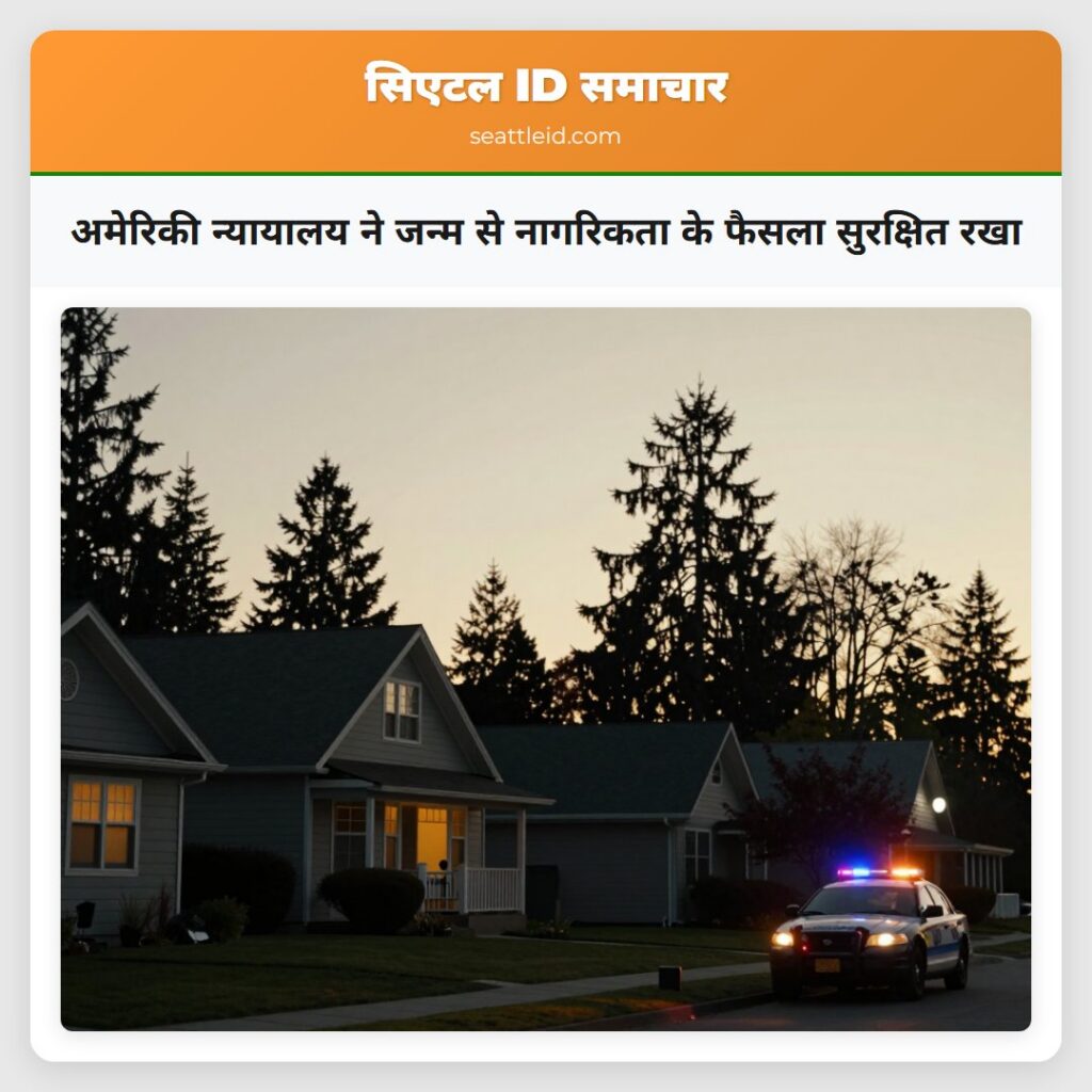 अमेरिकी न्यायालय ने जन्म से नागरिकता के फैसला