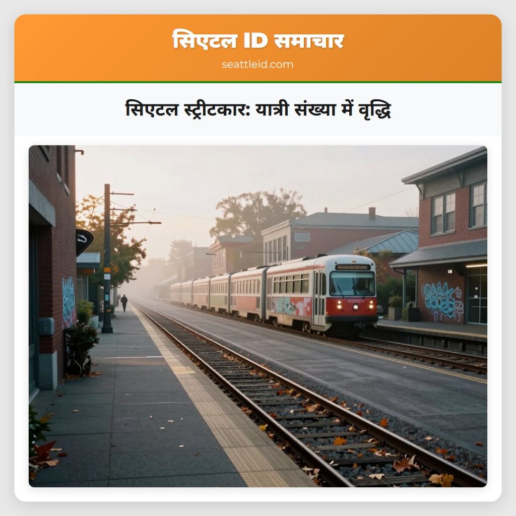 सिएटल स्ट्रीटकार: यात्री संख्या में वृद्धि