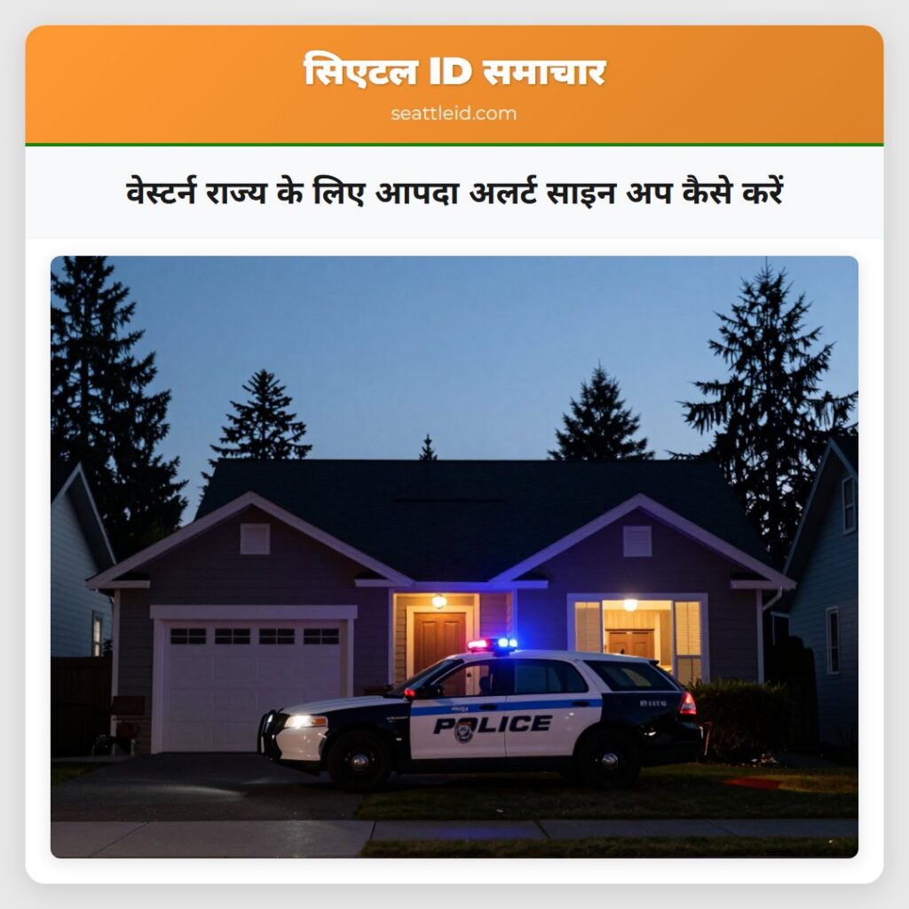 वेस्टर्न राज्य के लिए आपदा अलर्ट साइन अप कैसे करें