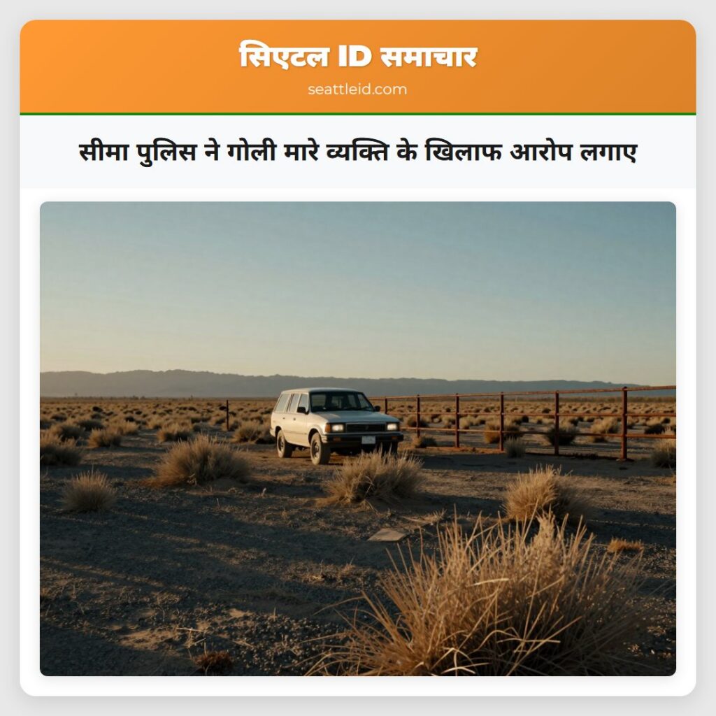 सीमा पुलिस ने गोली मारे व्यक्ति के खिलाफ आरोप लगाए
