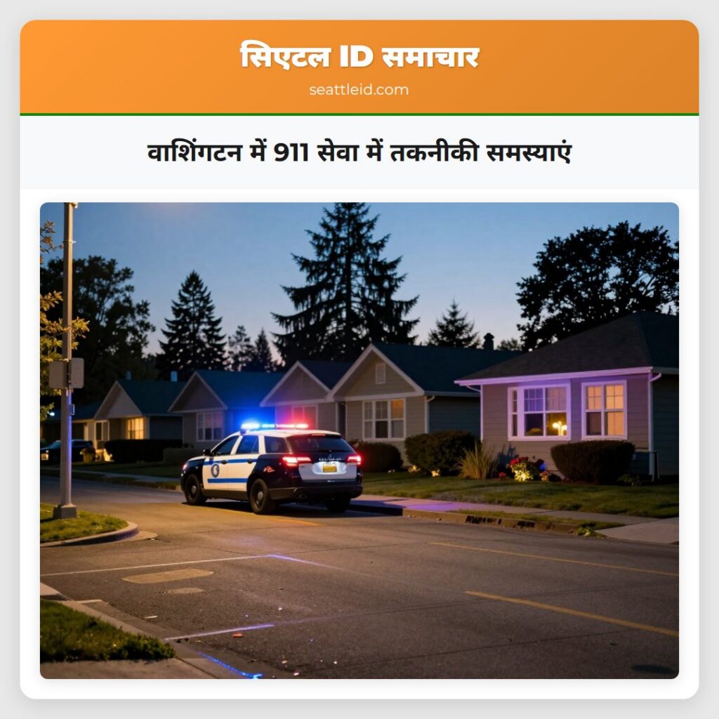 वाशिंगटन में 911 सेवा में तकनीकी समस्याएं