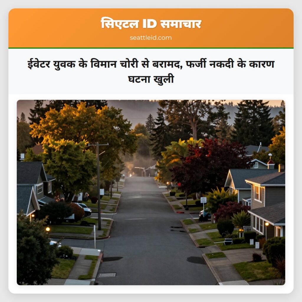 ईवेटर युवक के विमान चोरी से बरामद, फर्जी नकदी के