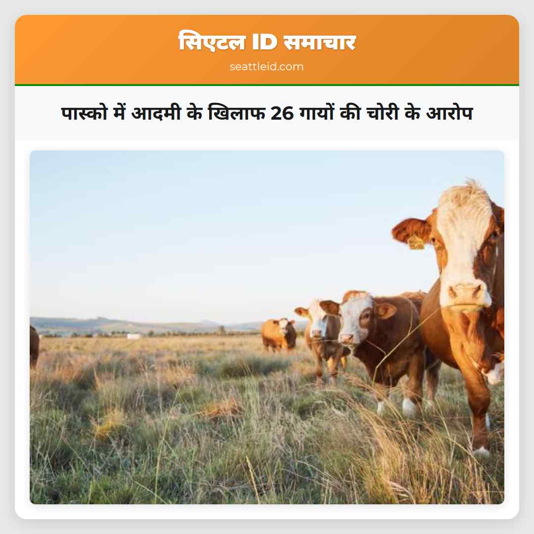 पास्को में आदमी के खिलाफ 26 गायों की चोरी के आरोप