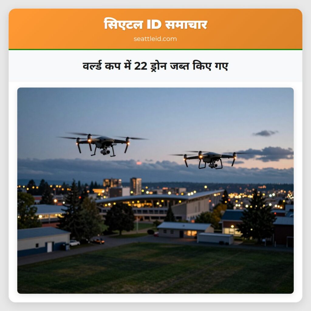 वर्ल्ड कप में 22 ड्रोन जब्त किए गए