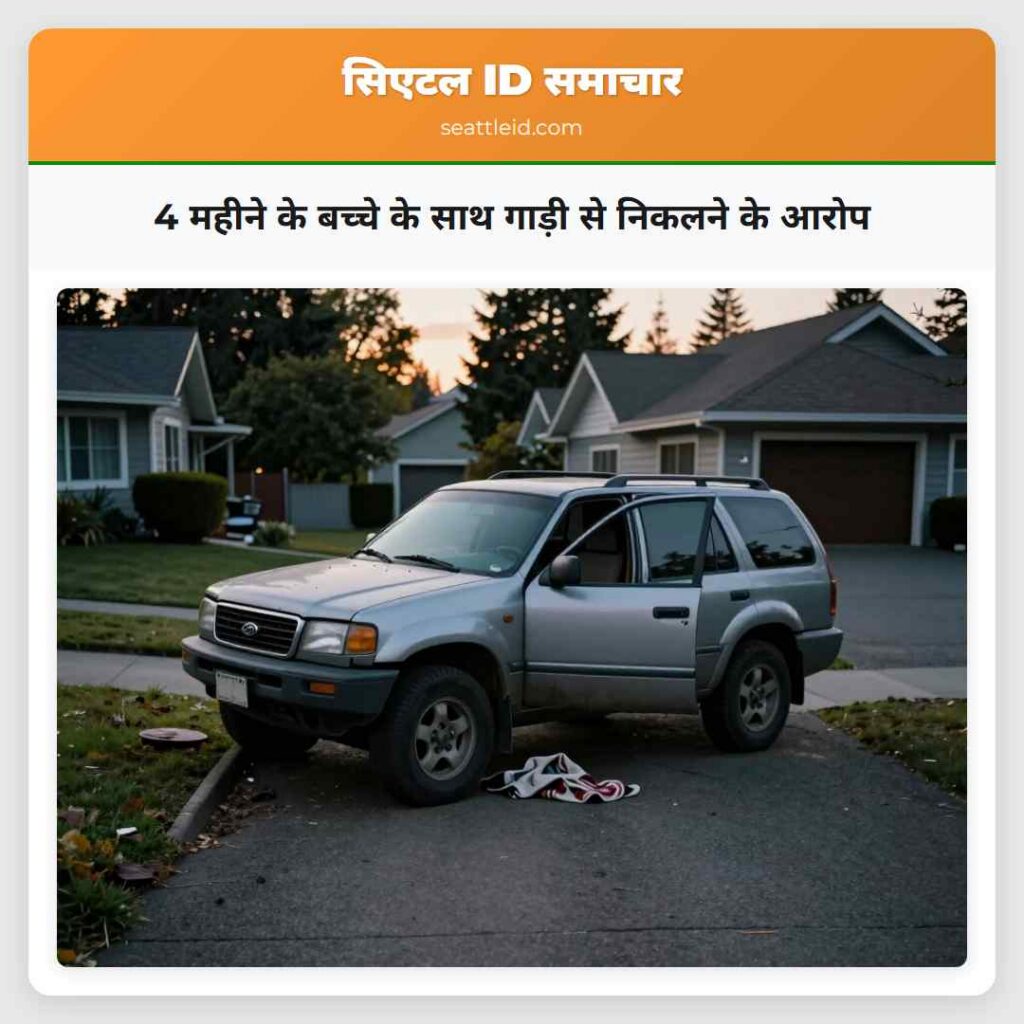 4 महीने के बच्चे के साथ गाड़ी से निकलने के आरोप