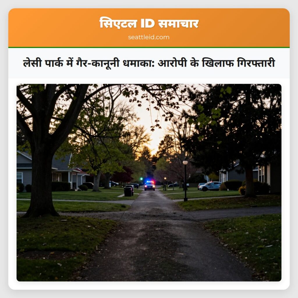 लेसी पार्क में गैर-कानूनी धमाका: आरोपी के खिलाफ