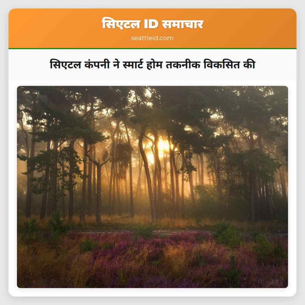 सिएटल कंपनी ने स्मार्ट होम तकनीक विकसित की