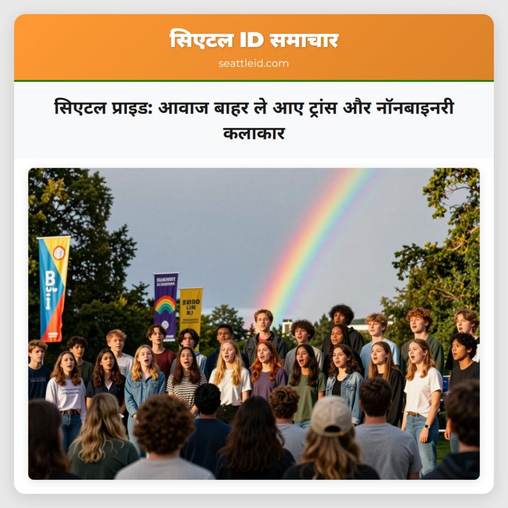 सिएटल प्राइड: आवाज बाहर ले आए ट्रांस और नॉनबाइनरी