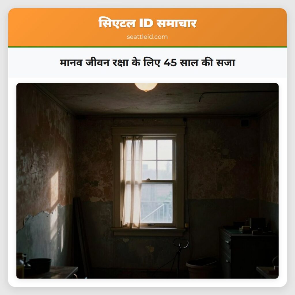 मानव जीवन रक्षा के लिए 45 साल की सजा