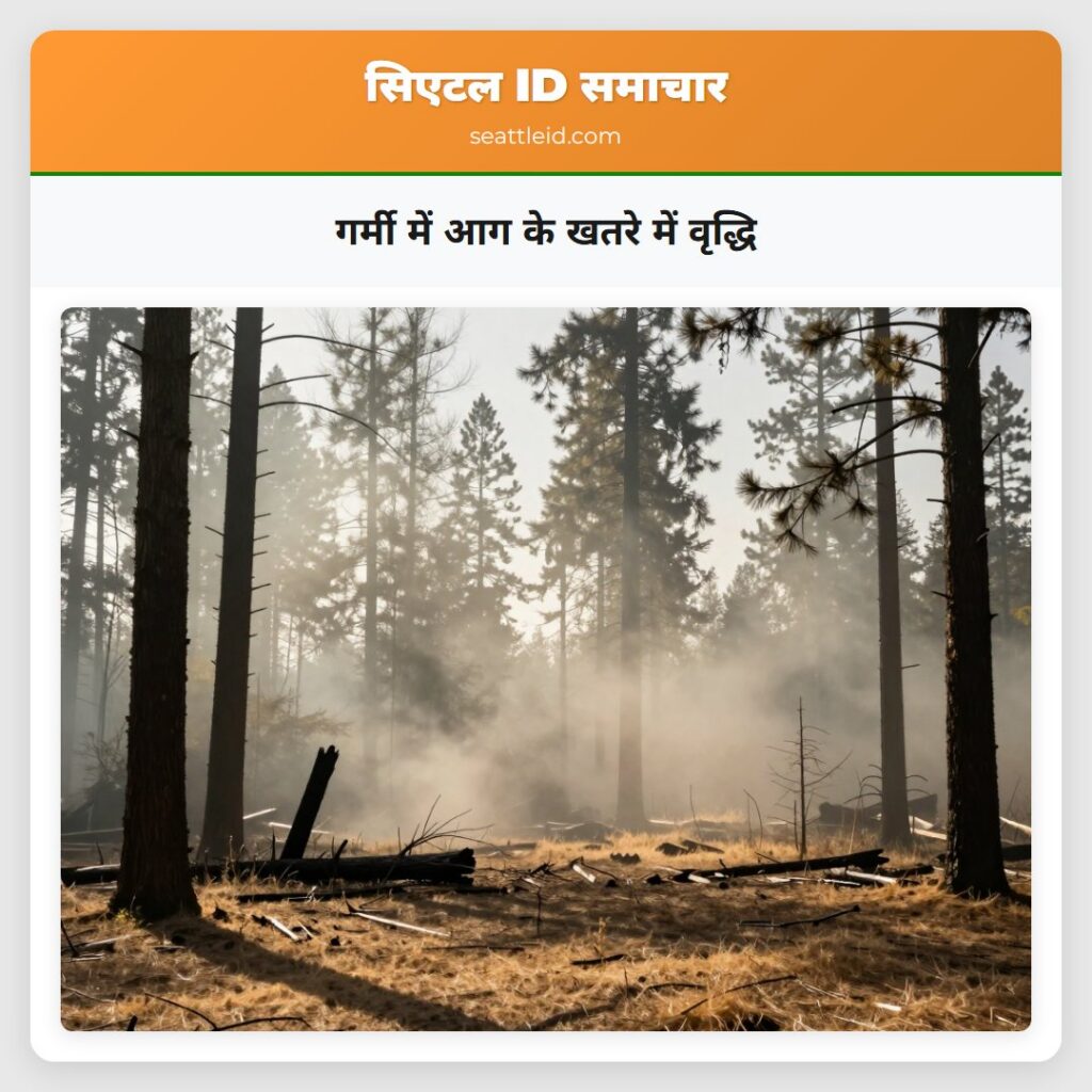 गर्मी में आग के खतरे में वृद्धि