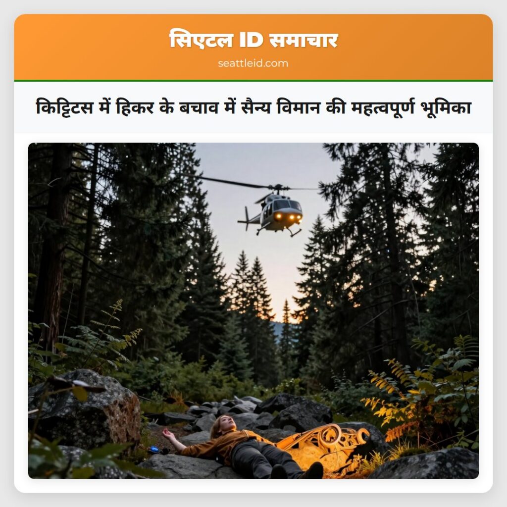 किट्टिटस में हिकर के बचाव में सैन्य विमान की