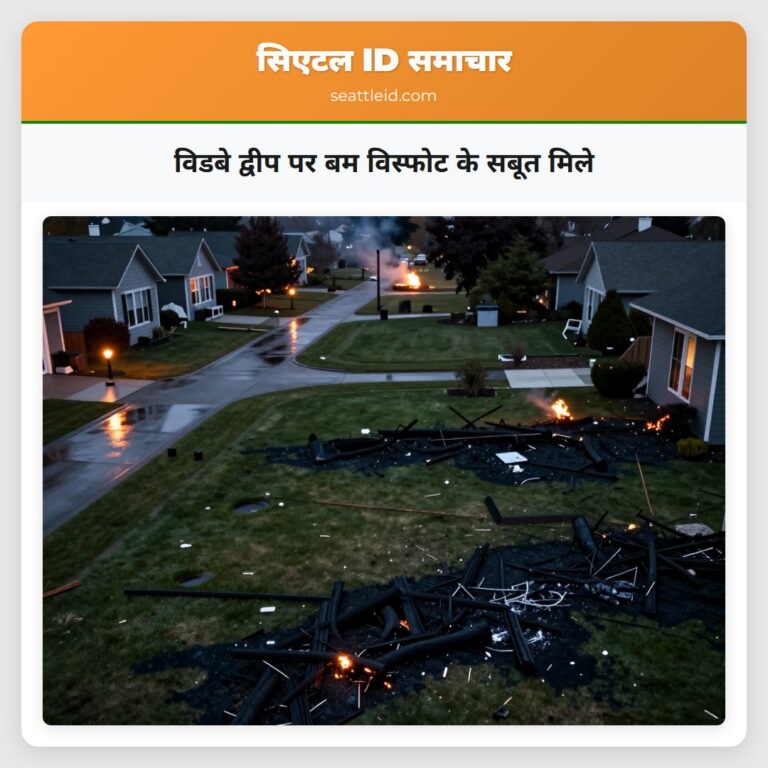 विडबे द्वीप पर बम विस्फोट के सबूत मिले