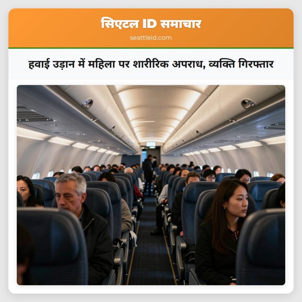हवाई उड़ान में महिला पर शारीरिक अपराध, व्यक्ति