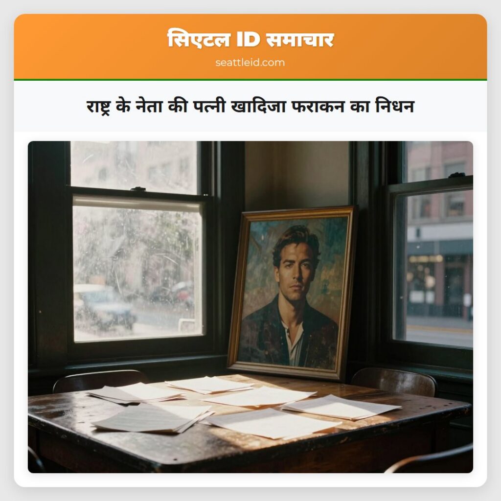 राष्ट्र के नेता की पत्नी खादिजा फराकन का निधन