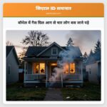 बॉथेल में गैस ग्रिल आग से चार लोग बस जाने पड़े