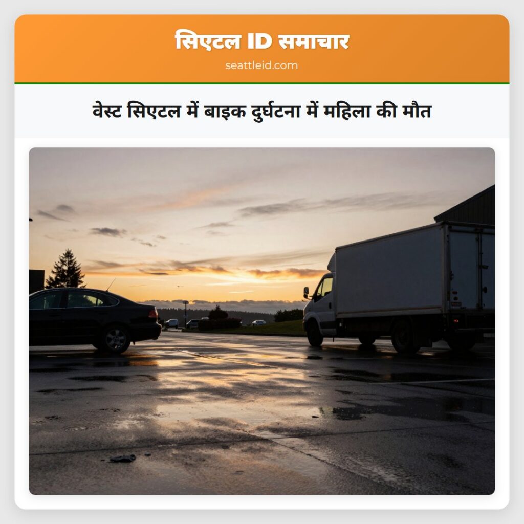 वेस्ट सिएटल में बाइक दुर्घटना में महिला की मौत