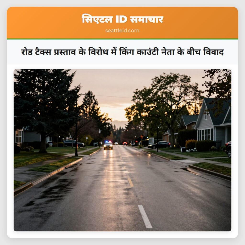 रोड टैक्स प्रस्ताव के विरोध में किंग काउंटी नेता