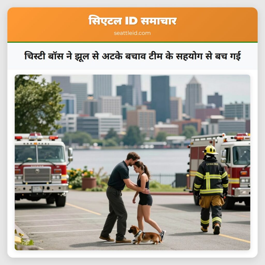 चिस्टी बॉस ने झूल से अटके बचाव टीम के सहयोग से बच