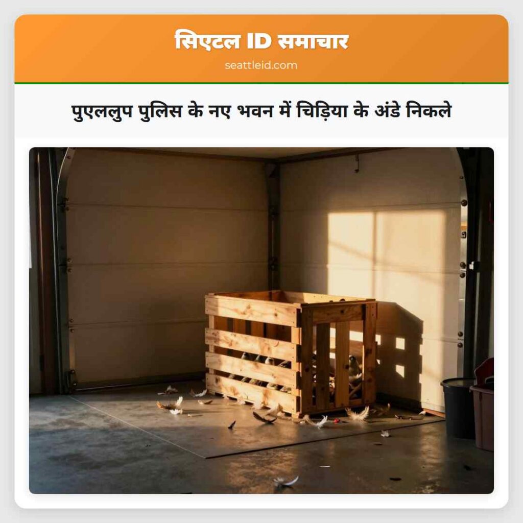 पुएललुप पुलिस के नए भवन में चिड़िया के अंडे निकले