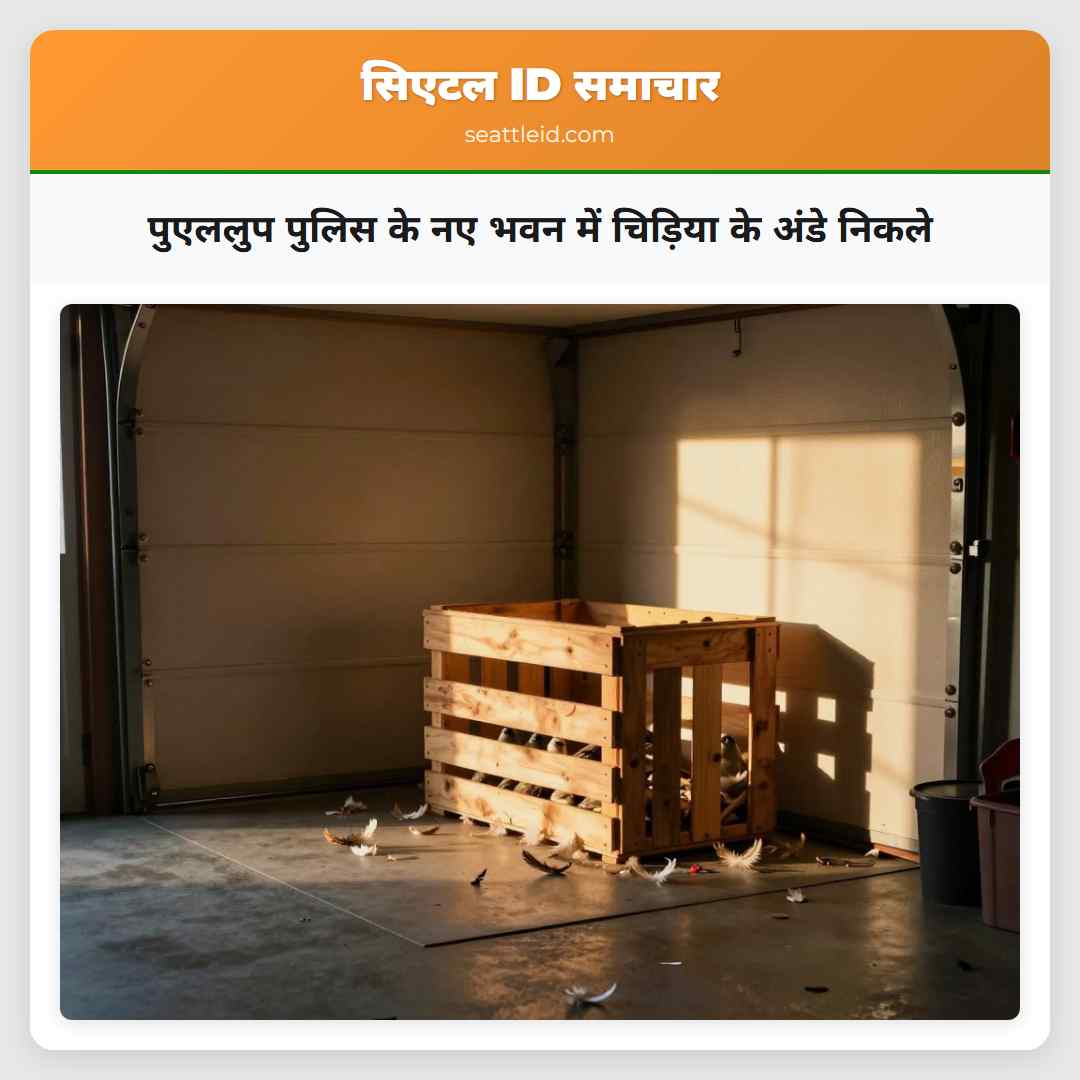 पुएललुप पुलिस के नए भवन में चिड़िया के अंडे निकले