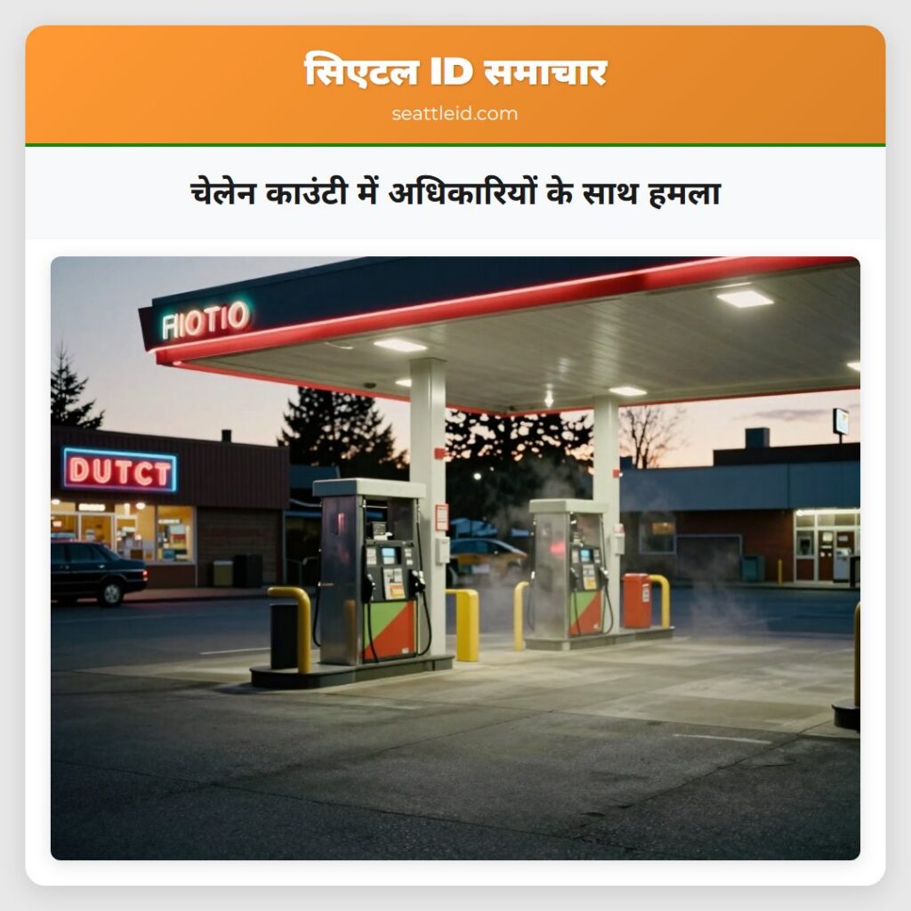 चेलेन काउंटी में अधिकारियों के साथ हमला
