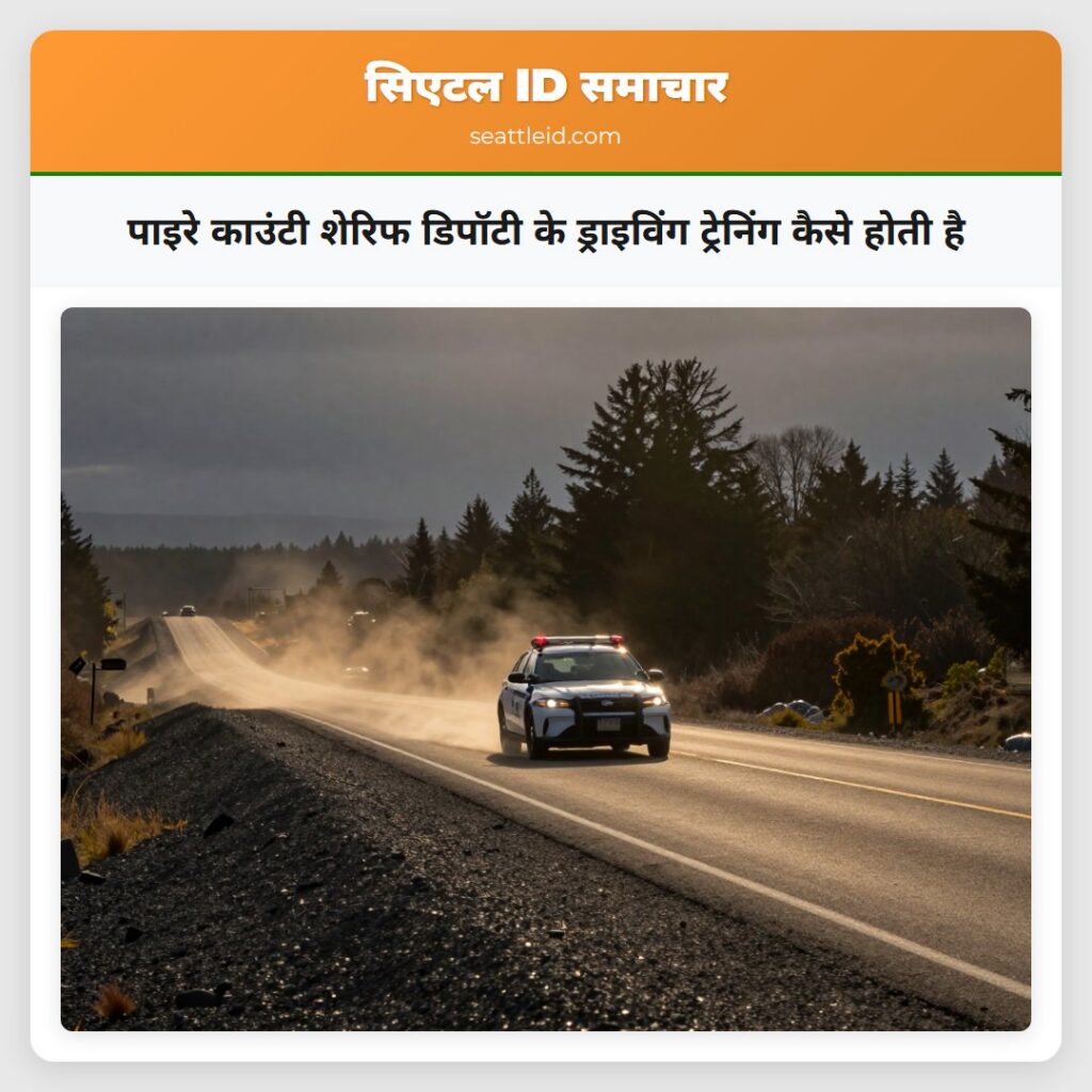 पाइरे काउंटी शेरिफ डिपॉटी के ड्राइविंग ट्रेनिंग