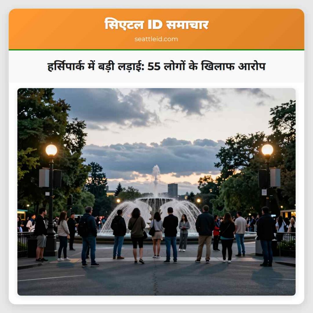 हर्सिपार्क में बड़ी लड़ाई: 55 लोगों के खिलाफ आरोप