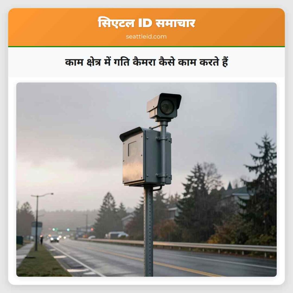 काम क्षेत्र में गति कैमरा कैसे काम करते हैं