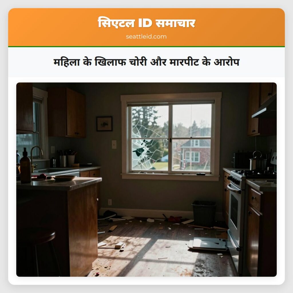 महिला के खिलाफ चोरी और मारपीट के आरोप