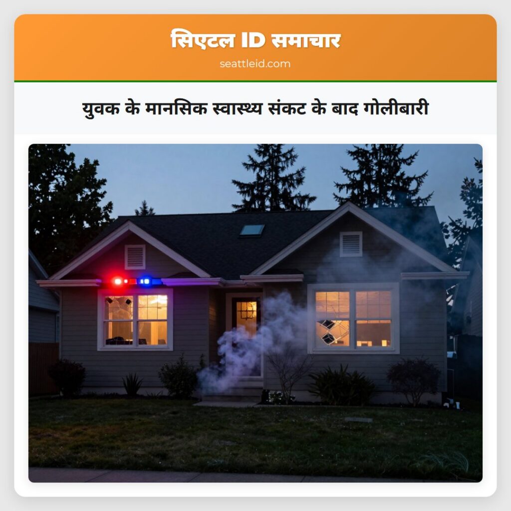 युवक के मानसिक स्वास्थ्य संकट के बाद गोलीबारी