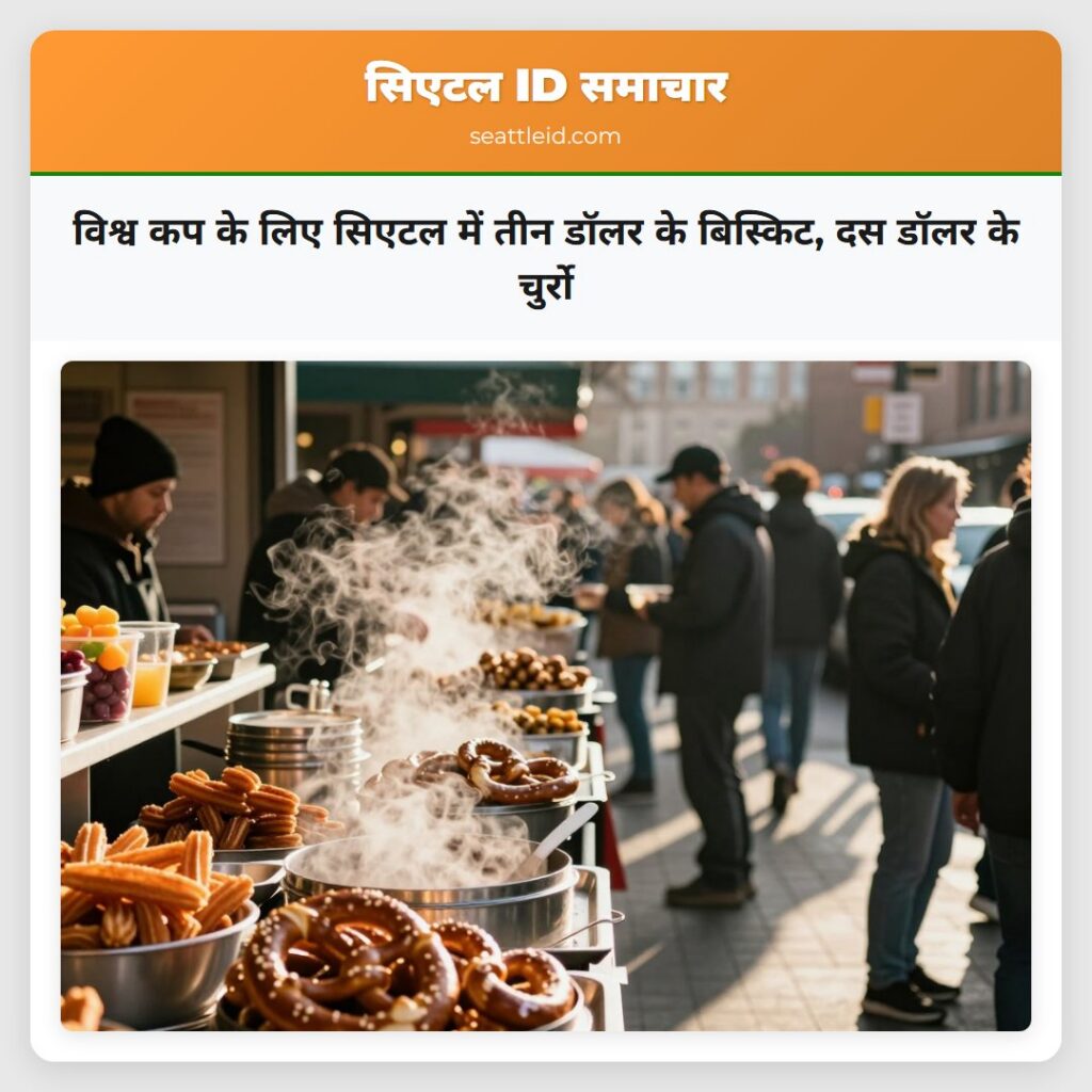 विश्व कप के लिए सिएटल में तीन डॉलर के बिस्किट, दस