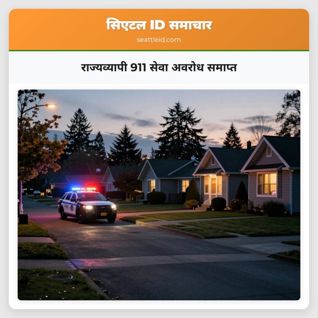 राज्यव्यापी 911 सेवा अवरोध समाप्त