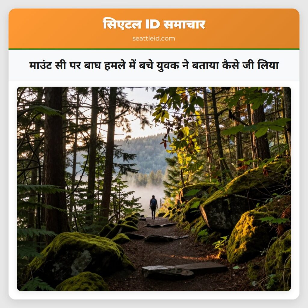 माउंट सी पर बाघ हमले में बचे युवक ने बताया कैसे