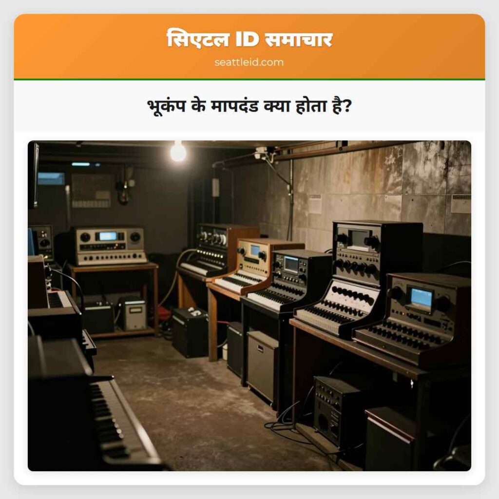 भूकंप के मापदंड क्या होता है?