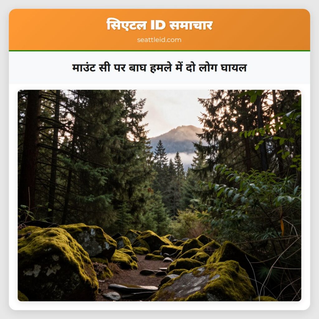 माउंट सी पर बाघ हमले में दो लोग घायल